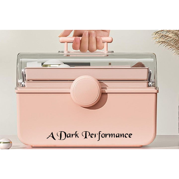 A Dark Performance Stickers – Gothic Script Decals (2-Pack)