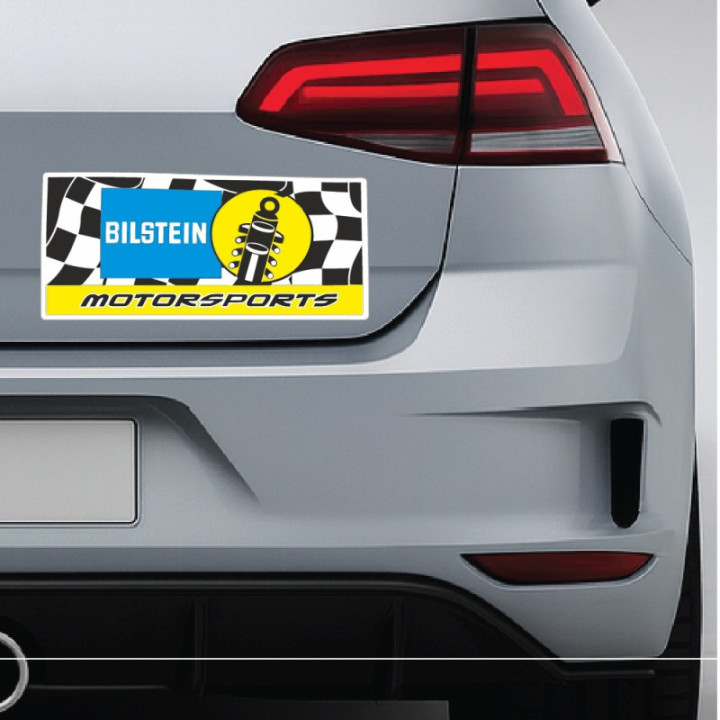 Bilstein Motorsport Stickers – Suspension Sponsor Decals (2-Pack)