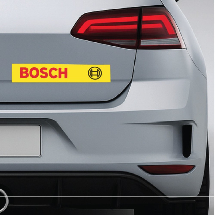 Bosch Style 2 Stickers – Motorsport Automotive Decals (2-Pack)