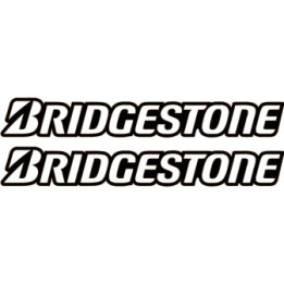 2x Bridgestone Style 5 Stickers Decals - DecalsHouse