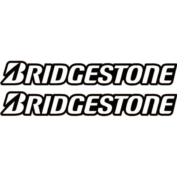 2x Bridgestone Style 5 Stickers Decals - DecalsHouse