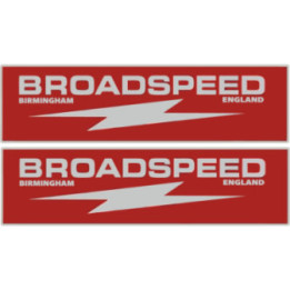 2x Broadspeed Birmingham England Stickers Decals - DecalsHouse