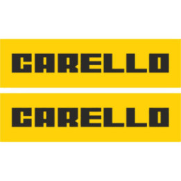 2x Carello Stickers Decals - DecalsHouse