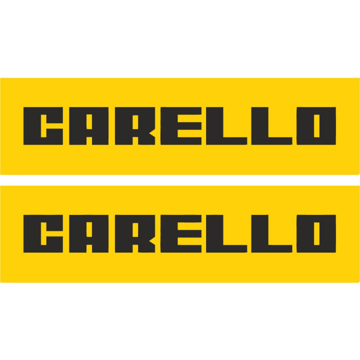 2x Carello Stickers Decals - DecalsHouse