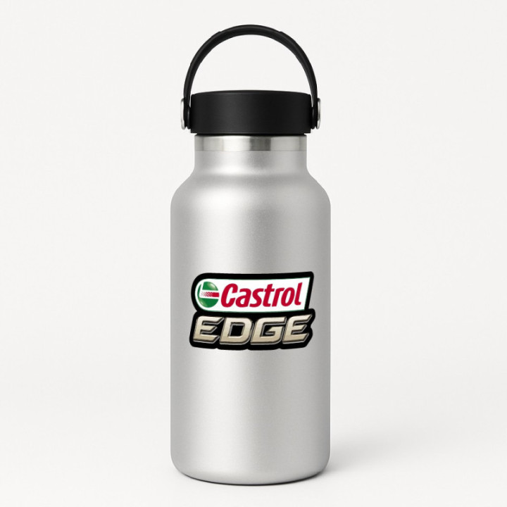 Castrol Edge Stickers – Full Synthetic Oil Sponsor Decals (2-Pack)
