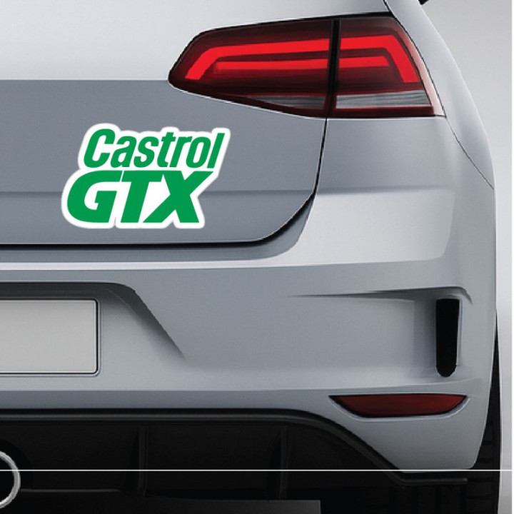 2x Castrol Gtx Style 4 Stickers Decals - DecalsHouse
