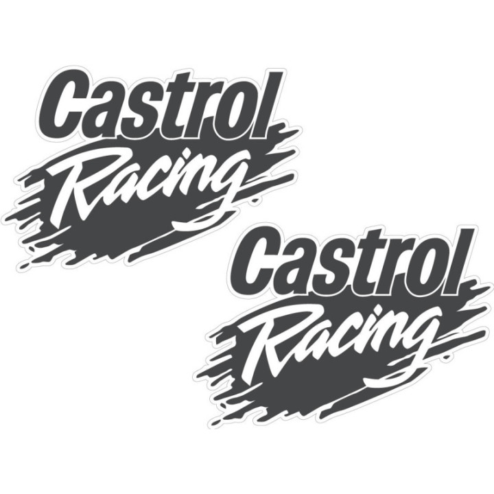2x Castrol Racing Stickers Decals - DecalsHouse