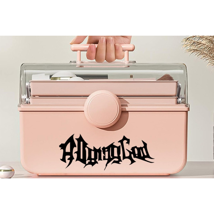 A Dying God Stickers – Blackened Death Metal Decals (2-Pack)