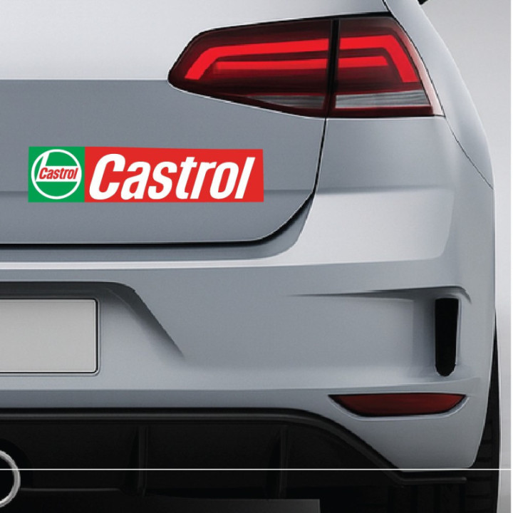 Castrol Stickers Style 5 – Motorsport Sponsor Livery Decals (2-Pack)