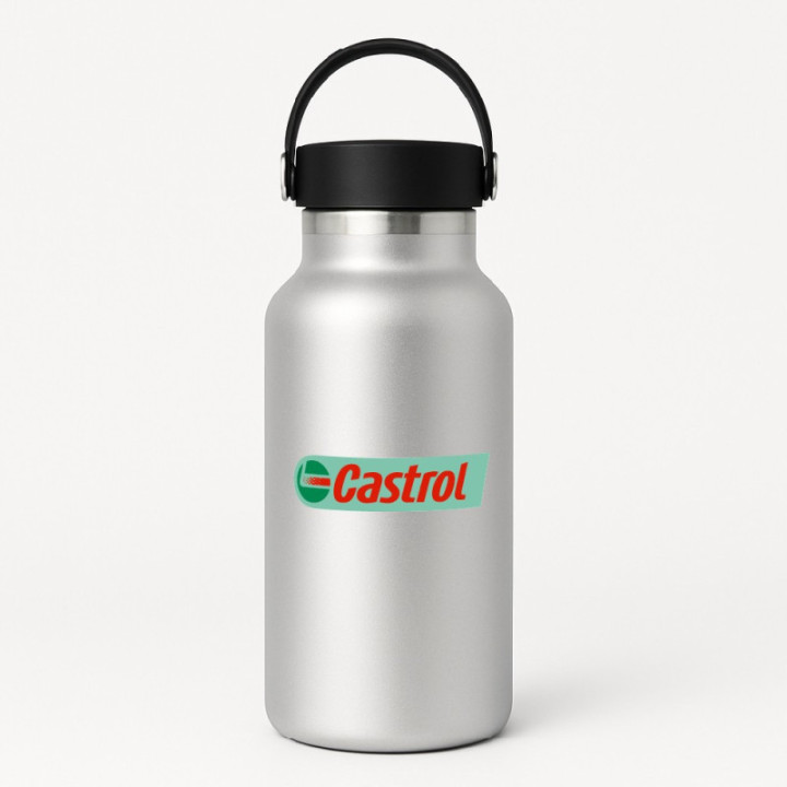 2x Castrol Style 6 Stickers Decals - DecalsHouse
