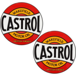 2x Castrol Wakefield Style 4 Stickers Decals - DecalsHouse