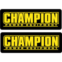 2x Champion Power Equipment Stickers Decals - DecalsHouse