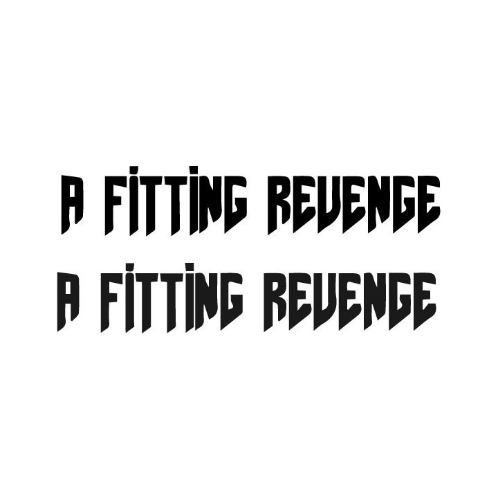A Fitting Revenge Stickers – Band Logo Decals (2-Pack)