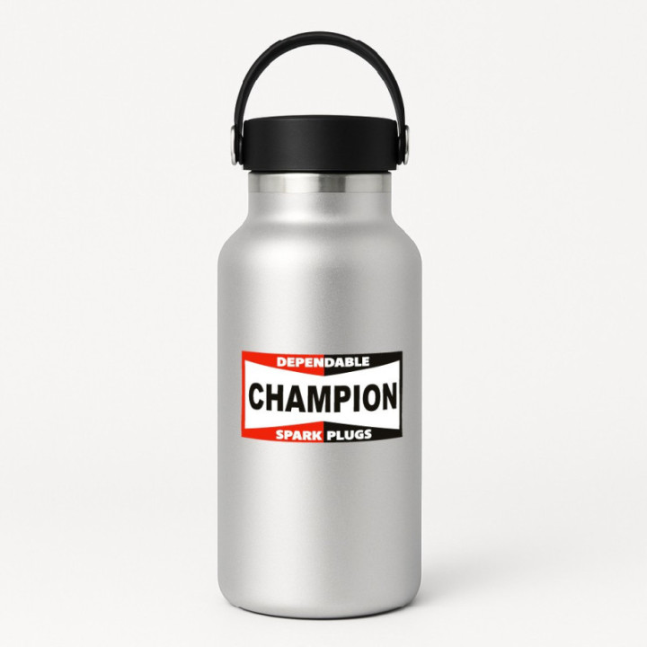 Champion Spark Plugs Stickers – Style 3 Historic Livery Decals (2-Pack)
