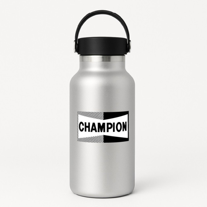 2x Champion Style 2 Stickers Decals - DecalsHouse