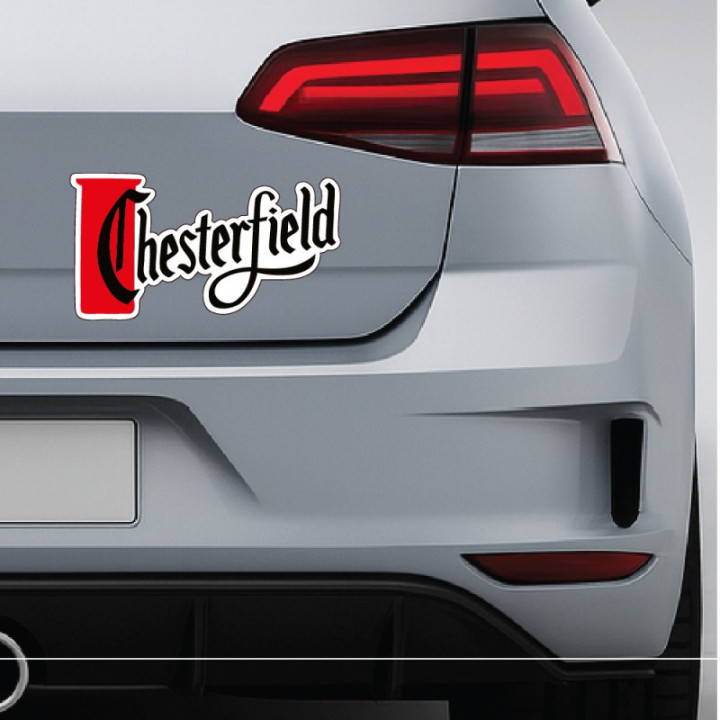 2x Chesterfield Stickers Decals - DecalsHouse