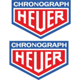 Heuer Chronograph Stickers – Monaco Carrera F1 Racing Decals (2-Pack)