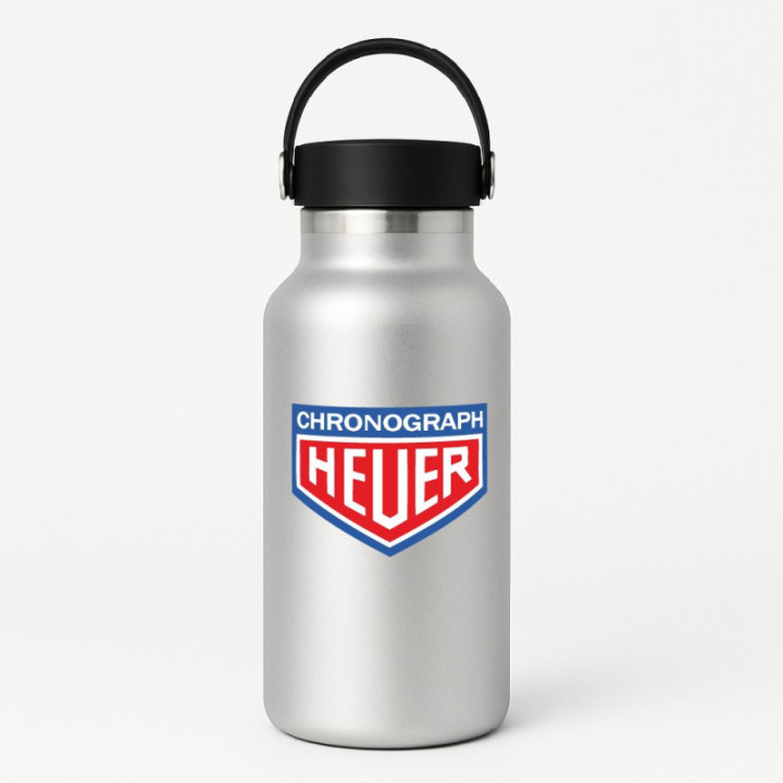 Heuer Chronograph Stickers – Monaco Carrera F1 Racing Decals (2-Pack)