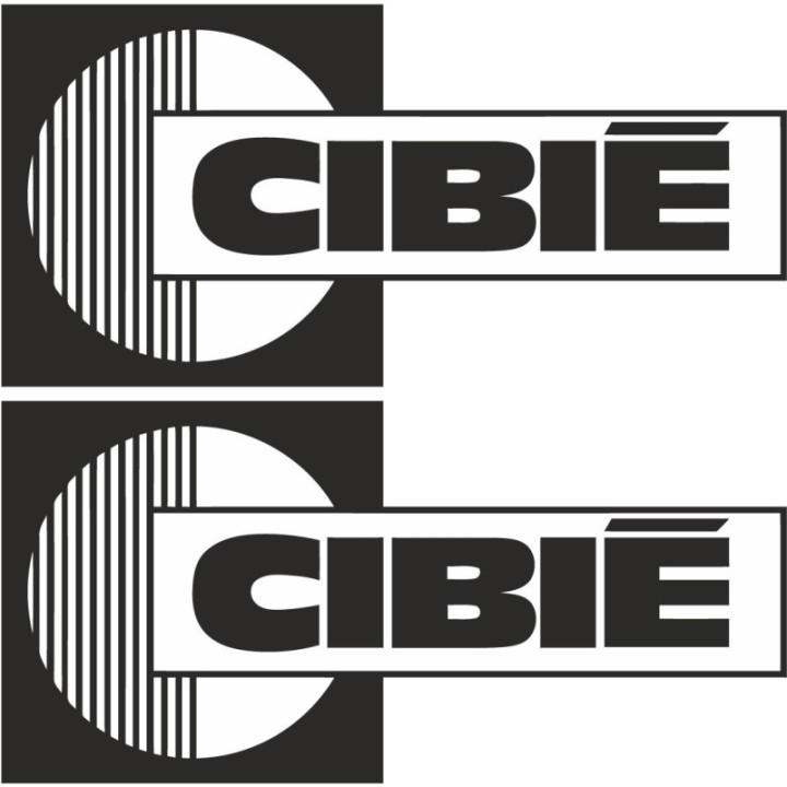 2x Cibie Stickers Decals - DecalsHouse