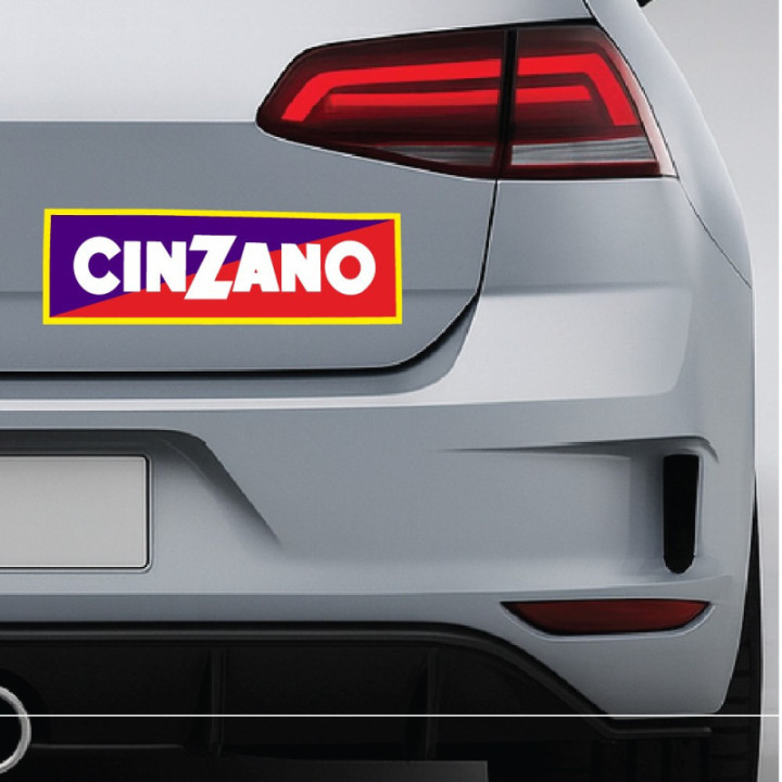 2x Cinzano Stickers Decals - DecalsHouse