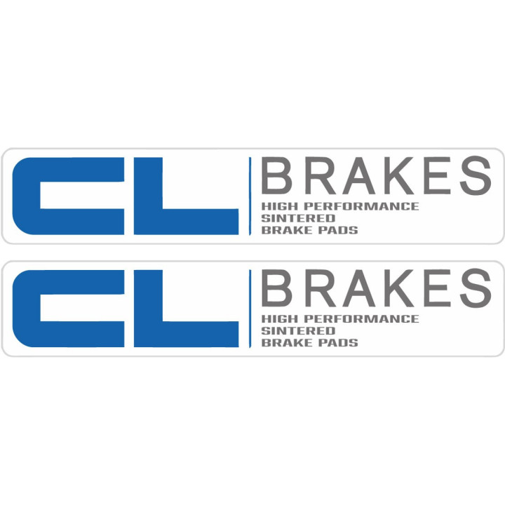 2x Cl Brakes Stickers Decals - DecalsHouse