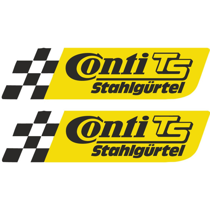2x Continental Ts Stickers Decals - DecalsHouse