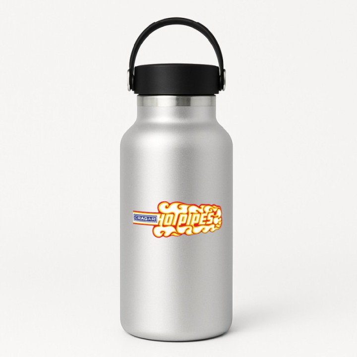 2x Cragar Hot Pipes Stickers Decals - DecalsHouse