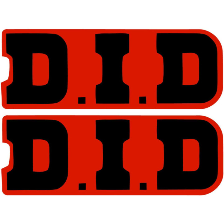 2x D.I.D Style 3 Stickers Decals - DecalsHouse