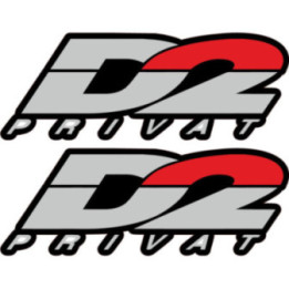 2x D2 Privat Style 2 Stickers Decals - DecalsHouse