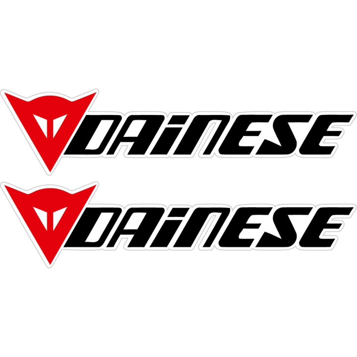 2x Dainese Style 3 Stickers Decals - DecalsHouse