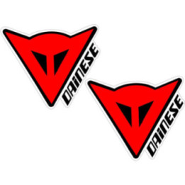 Dainese Stickers – Motorcycle Racing Sponsor Fairing Decals (2-Pack)