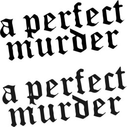 A Perfect Murder Stickers – Metal Band Decals (2-Pack)