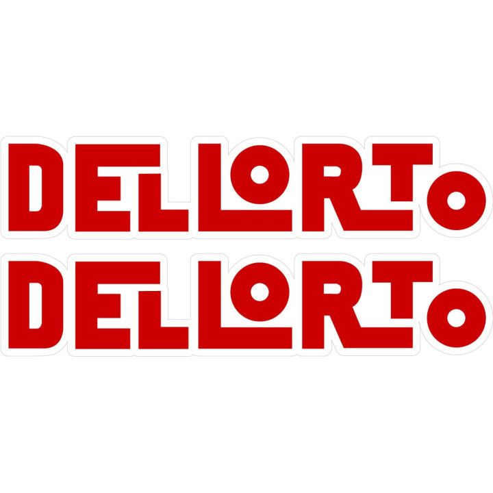 2x Dellorto Stickers Decals - DecalsHouse