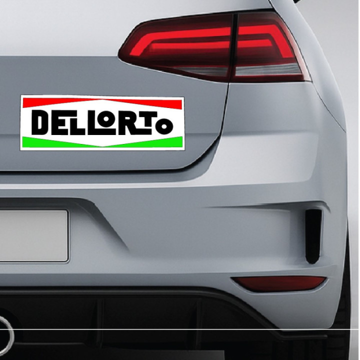 2x Dellorto Style 2 Stickers Decals - DecalsHouse