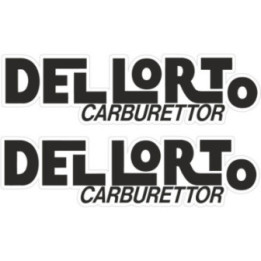 2x Dellorto Style 6 Stickers Decals - DecalsHouse