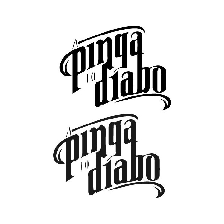 A Pinga e o Diabo Stickers – Brazilian Rock Decals (2-Pack)