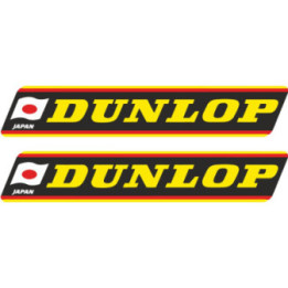 Dunlop Japan Stickers – JDM Racing Motorsport Decals (2-Pack)