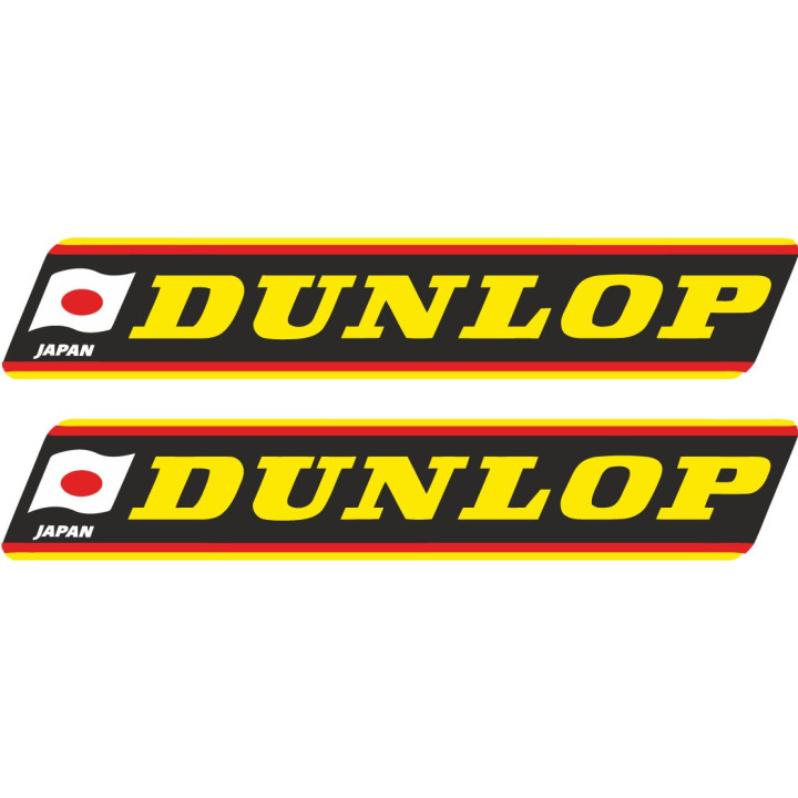 Dunlop Japan Stickers – JDM Racing Motorsport Decals (2-Pack)
