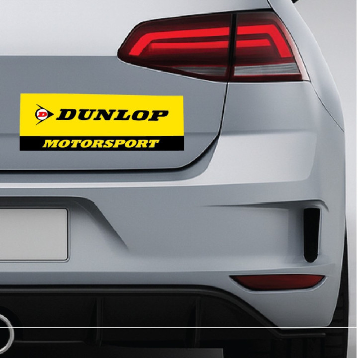 2x Dunlop Motorsport Stickers Decals - DecalsHouse