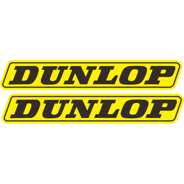 2x Dunlop Style 5 Stickers Decals - DecalsHouse