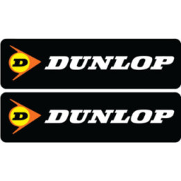 2x Dunlop Style 6 Stickers Decals - DecalsHouse