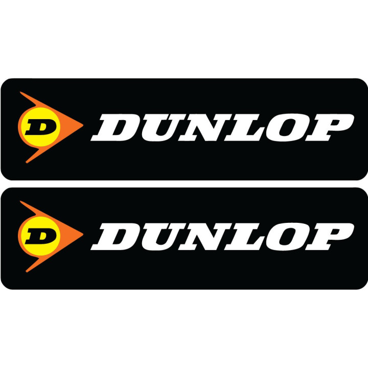 2x Dunlop Style 6 Stickers Decals - DecalsHouse