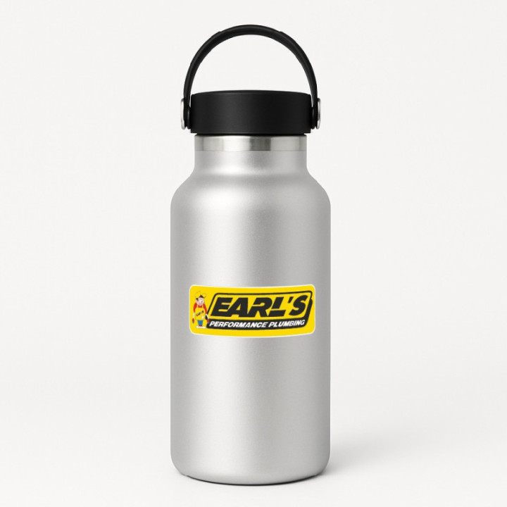 Earls Performance Plumbing Stickers – Motorsport Hose Racing Decals (2-Pack)