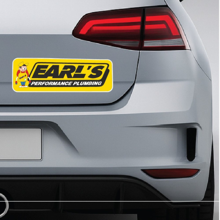 Earls Performance Plumbing Stickers – Motorsport Hose Racing Decals (2-Pack)