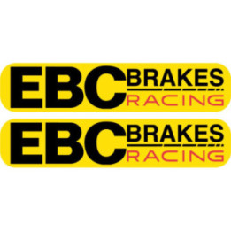 EBC Brakes Stickers – Racing Brake Sponsor Decals (2-Pack)