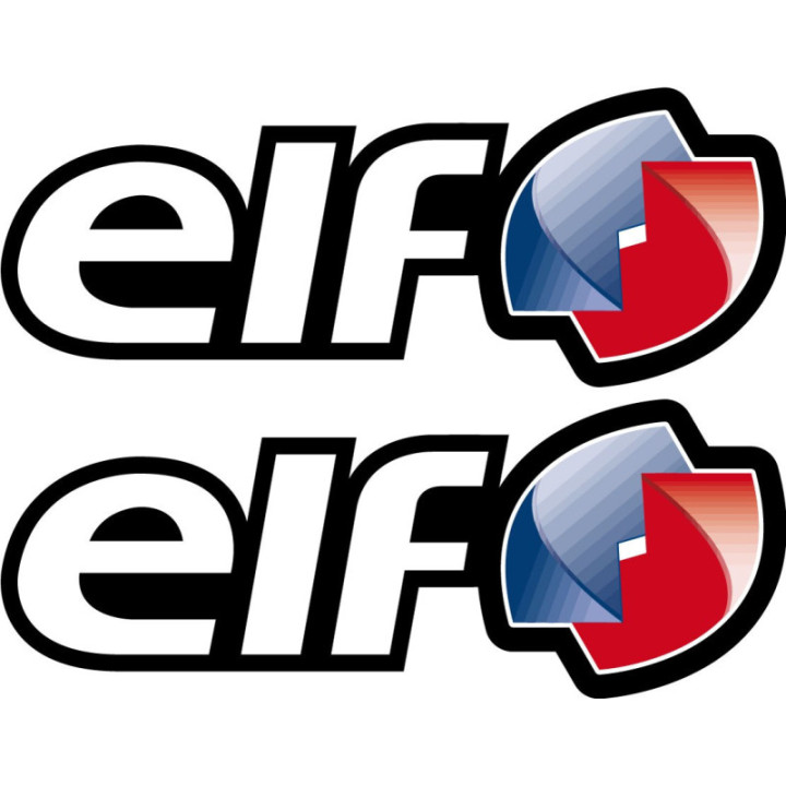 Elf Motorsport Stickers – Formula 1 Rally Racing Decals (2-Pack)