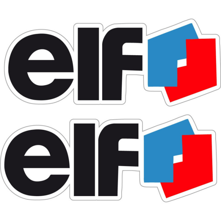 2x Elf Style 3 Stickers Decals - DecalsHouse