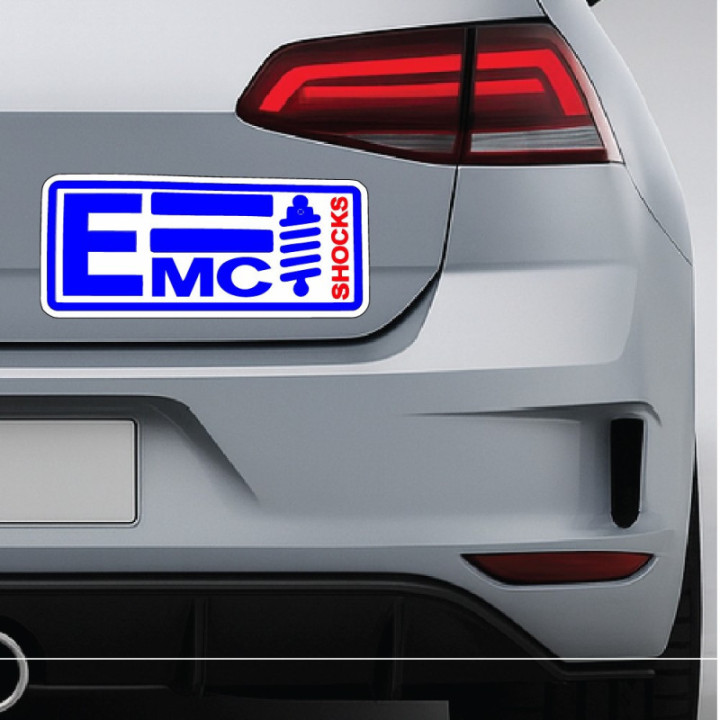 2x Emc Shocks Stickers Decals - DecalsHouse