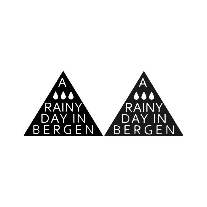 A Rainy Day In Bergen Stickers – Music Decals (2-Pack)