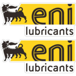 2x Eni Lubricants Stickers Decals - DecalsHouse
